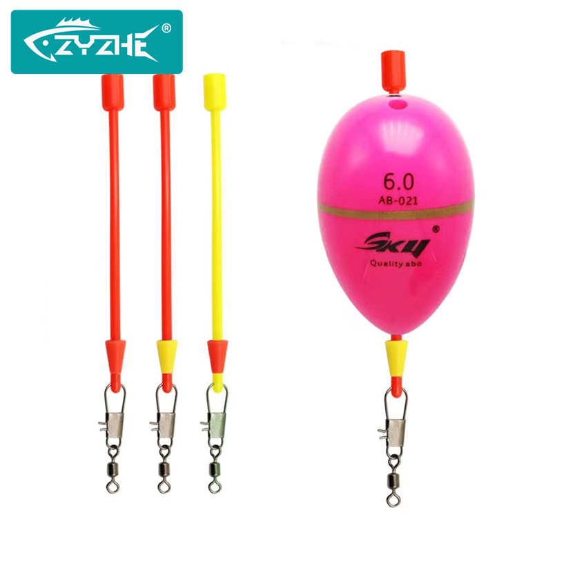 Fishing Equipment On Sale - ZYZHE ชุดเชื่อมต่อสายลอยตกปลาทะเล 6 ชิ้น/2 ถุง สำหรับเปลี่ยนลอยตกปลาได้อย่างรวดเร็ว