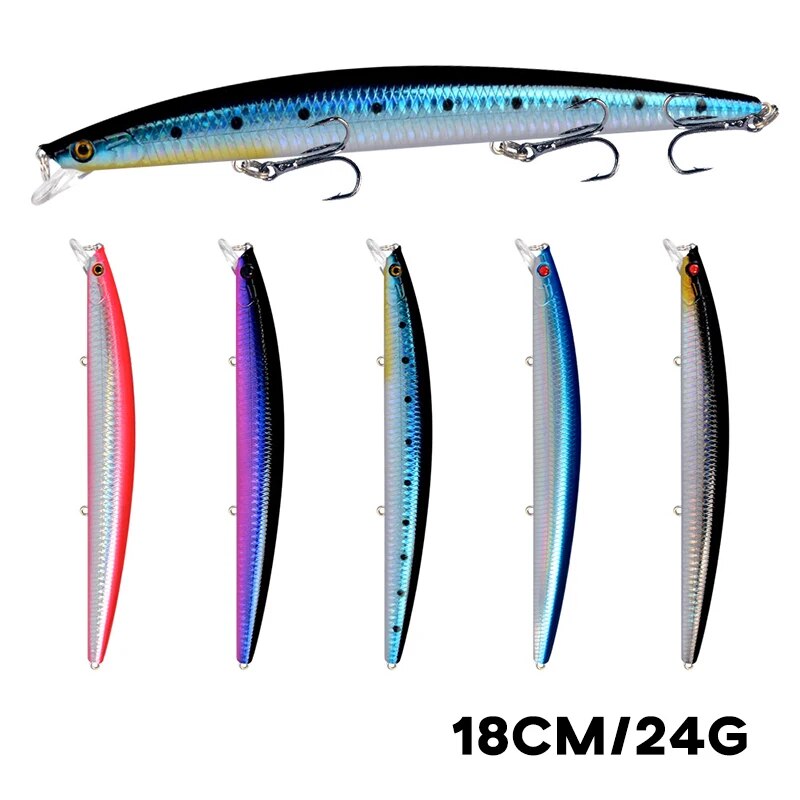 Fishing Equipment On Sale - Minnow Fishing Lure เลเซอร์ Hard เหยื่อประดิษฐ์
