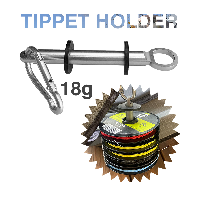 Fishing Equipment Tackle - ที่ยึดสายเคเบิลแบบพกพาสําหรับตกปลาน้ําหนักเบาเป็นพิเศษ, ขายึดคงที่, อุปกรณ์ตกปลาอุปกรณ์เสริมเครื่องมือสินค้า TIPPET HOLDER