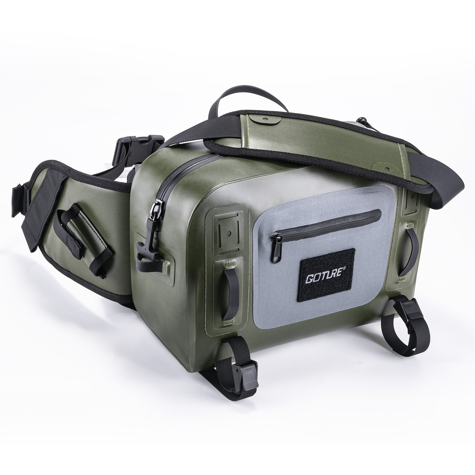 Fishing Equipment Fly - กระเป๋าเป้ตกปลา Gtoure กันน้ำ กล่องใส่เหยื่อ อุปกรณ์ตกปลา กระเป๋าเก็บของสำหรับผู้ชาย