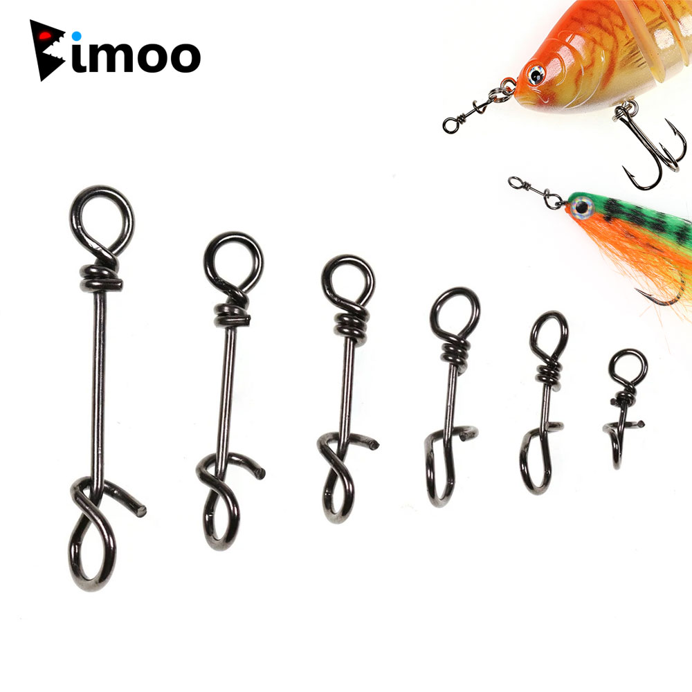 Fishing Equipment Tackle - บีมู ชุดอุปกรณ์ตกปลา 50 ชิ้น ตัวล็อคสปริงสแตนเลสแบบปลดเร็ว สำหรับเชื่อมต่อสายเอ็นตกปลา