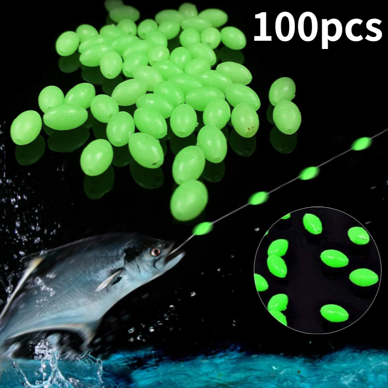 100 ชิ้น/ล็อตรูปไข่ Night Lumi - Fishing Equipment On Sale บทวิจารณ์และราคา