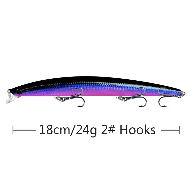 Minnow Fishing Lure เลเซอร์ Ha - Fishing Equipment On Sale บทวิจารณ์และราคา
