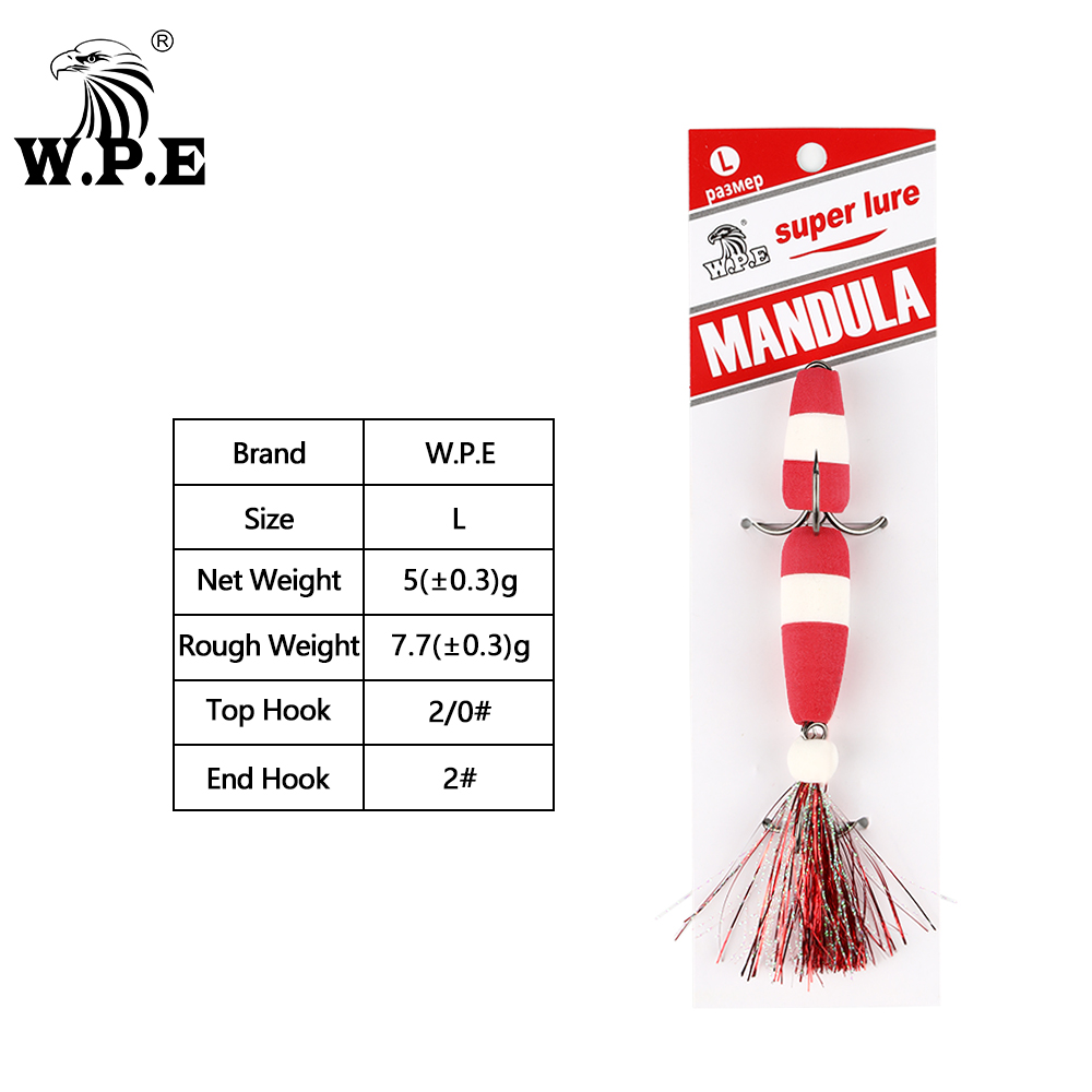 W.P.E ยี่ห้อใหม่ MANDULA 50 สี - Fishing Equipment Brands บทวิจารณ์และราคา