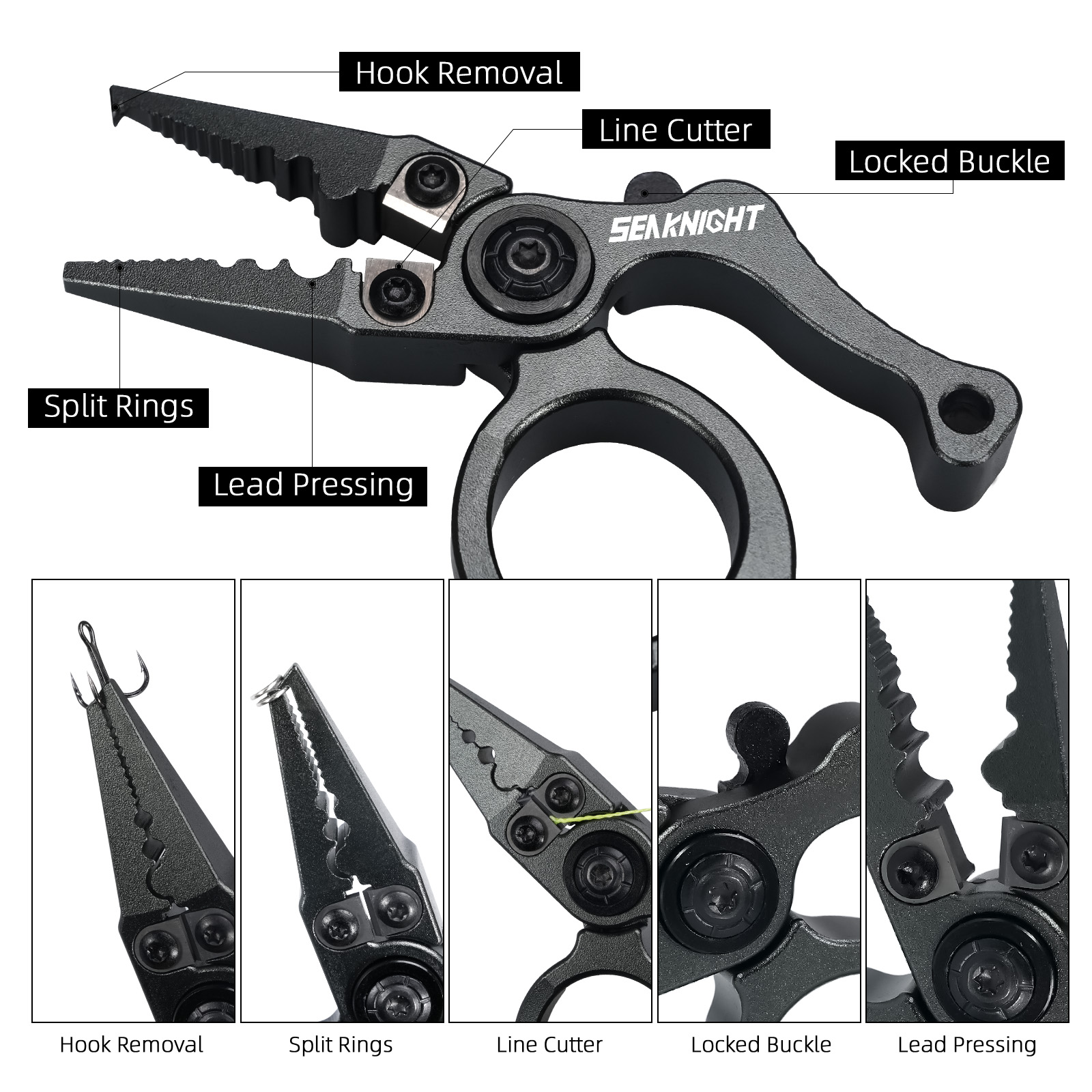 SeaKnight ยี่ห้อคีมตกปลา Mini  - Fishing Equipment Brands บทวิจารณ์และราคา