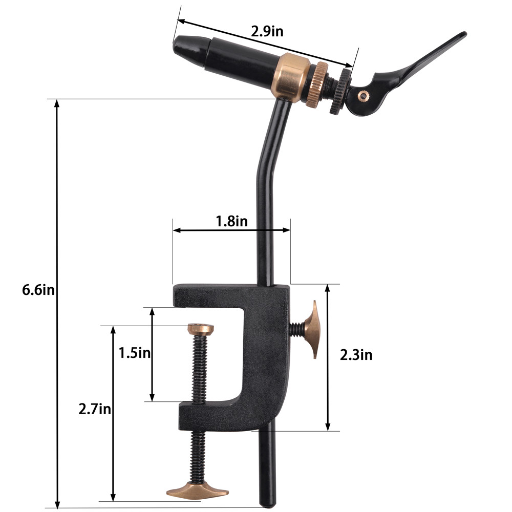 ROTARY Fly Tying Vise เครื่องม - Fishing Equipment Fly บทวิจารณ์และราคา