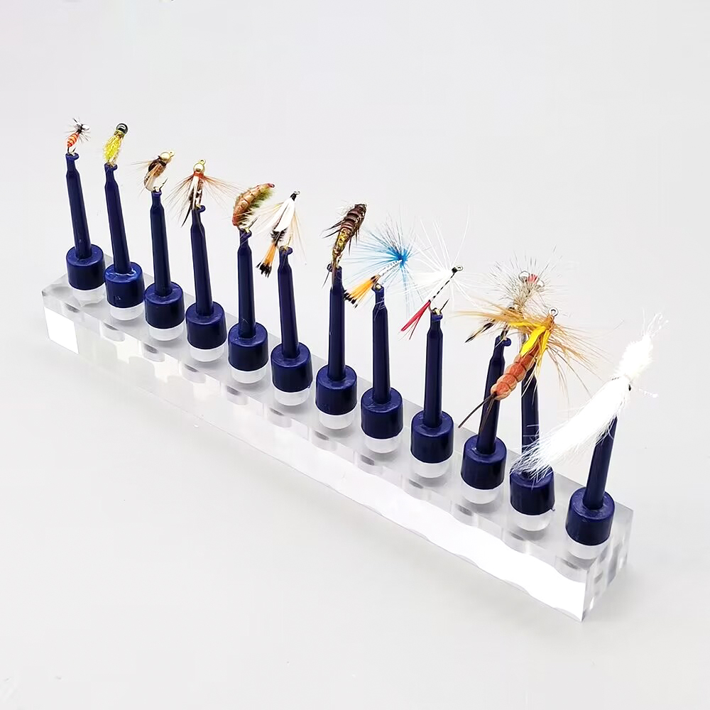 ชั้นวางอะคริลิคใสสำหรับโชว์เหย - Fishing Equipment Fly บทวิจารณ์และราคา