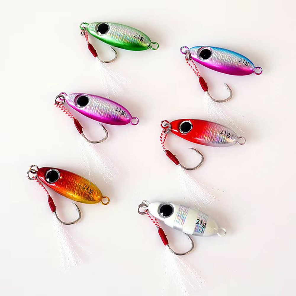 6pcs Micro Metal Jigging เหยื่ - Jig Head Lure บทวิจารณ์และราคา