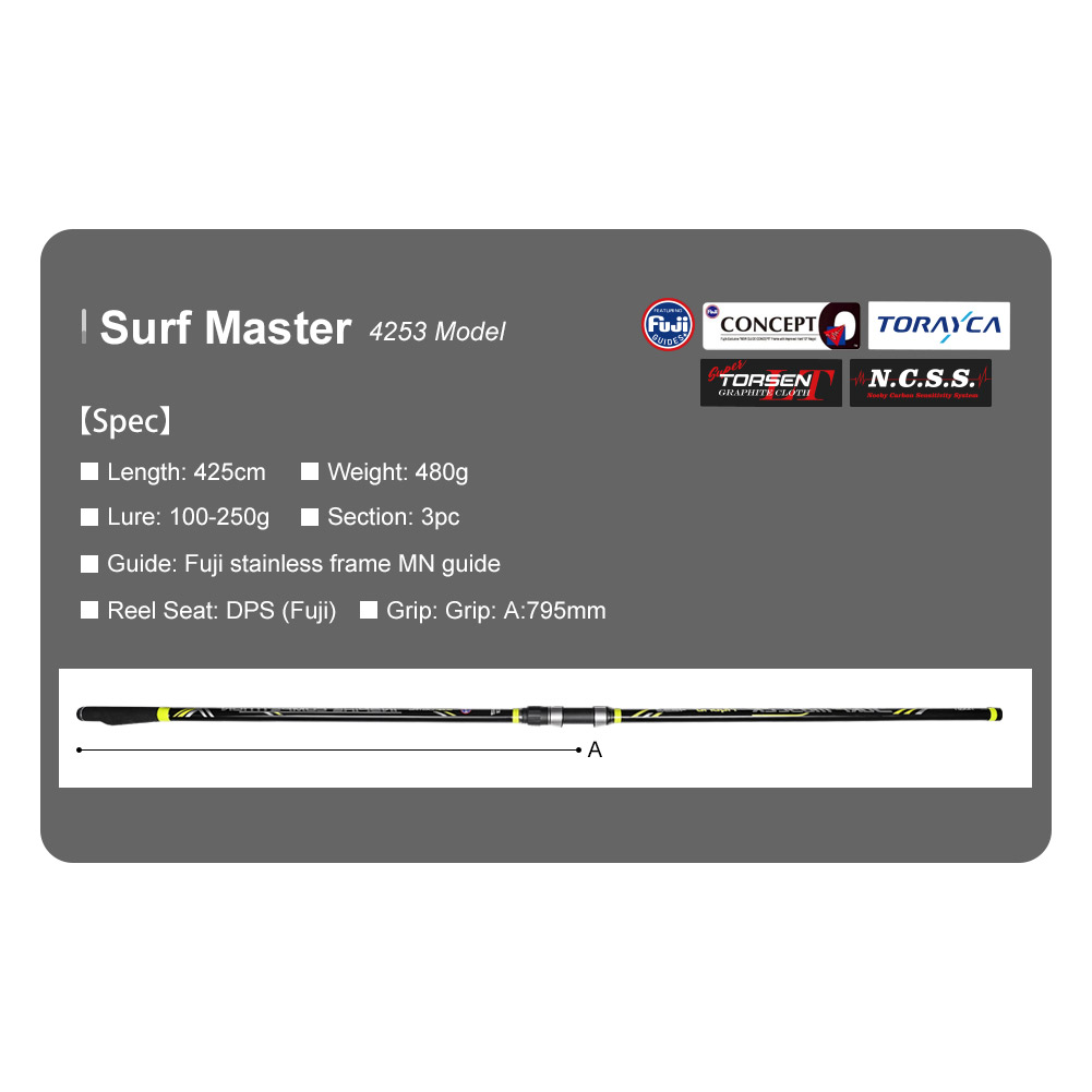 NOEBY Surf Casting Fishing Rod - Fishing Equipment Brands บทวิจารณ์และราคา
