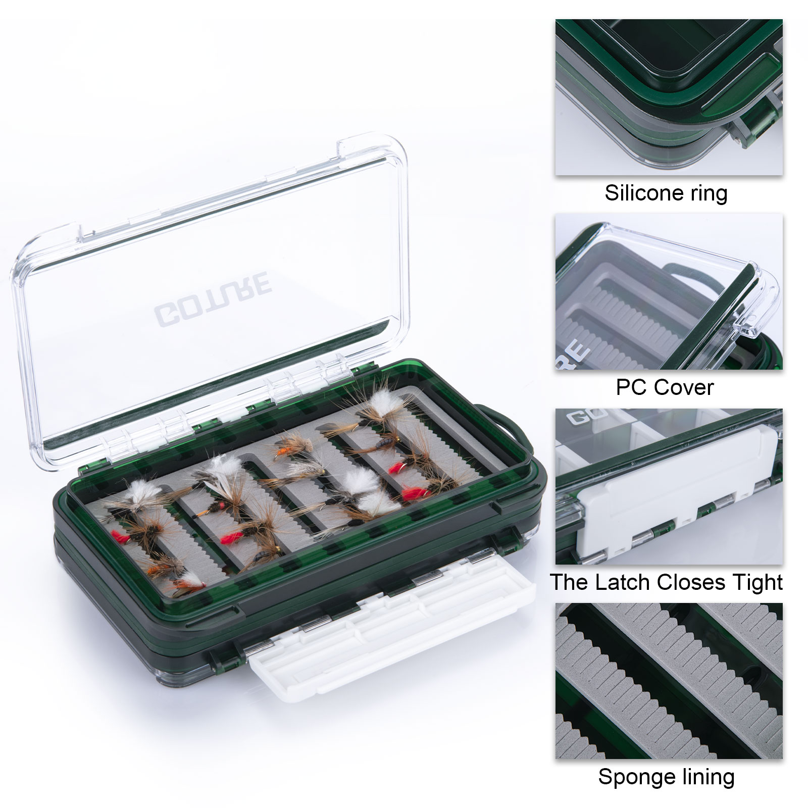 กล่องใส่เหยื่อตกปลาแบบกันน้ำ G - Fishing Equipment Fly บทวิจารณ์และราคา