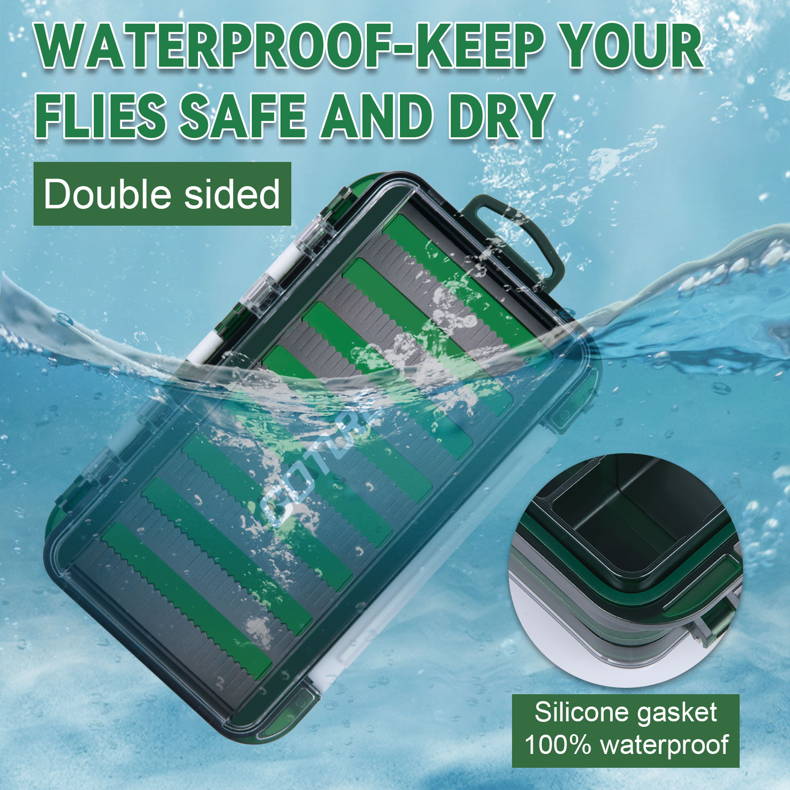 กล่องใส่เหยื่อตกปลาแบบกันน้ำ G - Fishing Equipment Fly บทวิจารณ์และราคา