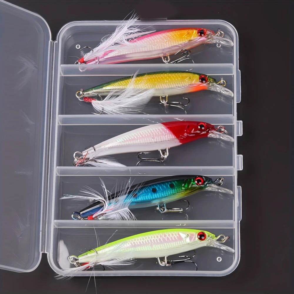 5ชิ้น/กล่อง3D เลเซอร์ Bionic E - Fishing Equipment Tackle บทวิจารณ์และราคา