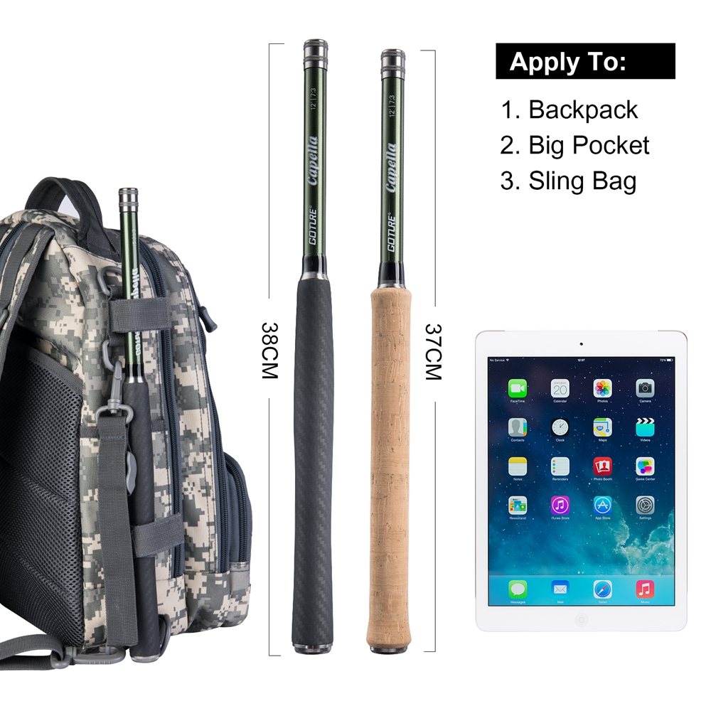 Goture Tenkara Fly Fishing Rod - Fishing Equipment Fly บทวิจารณ์และราคา
