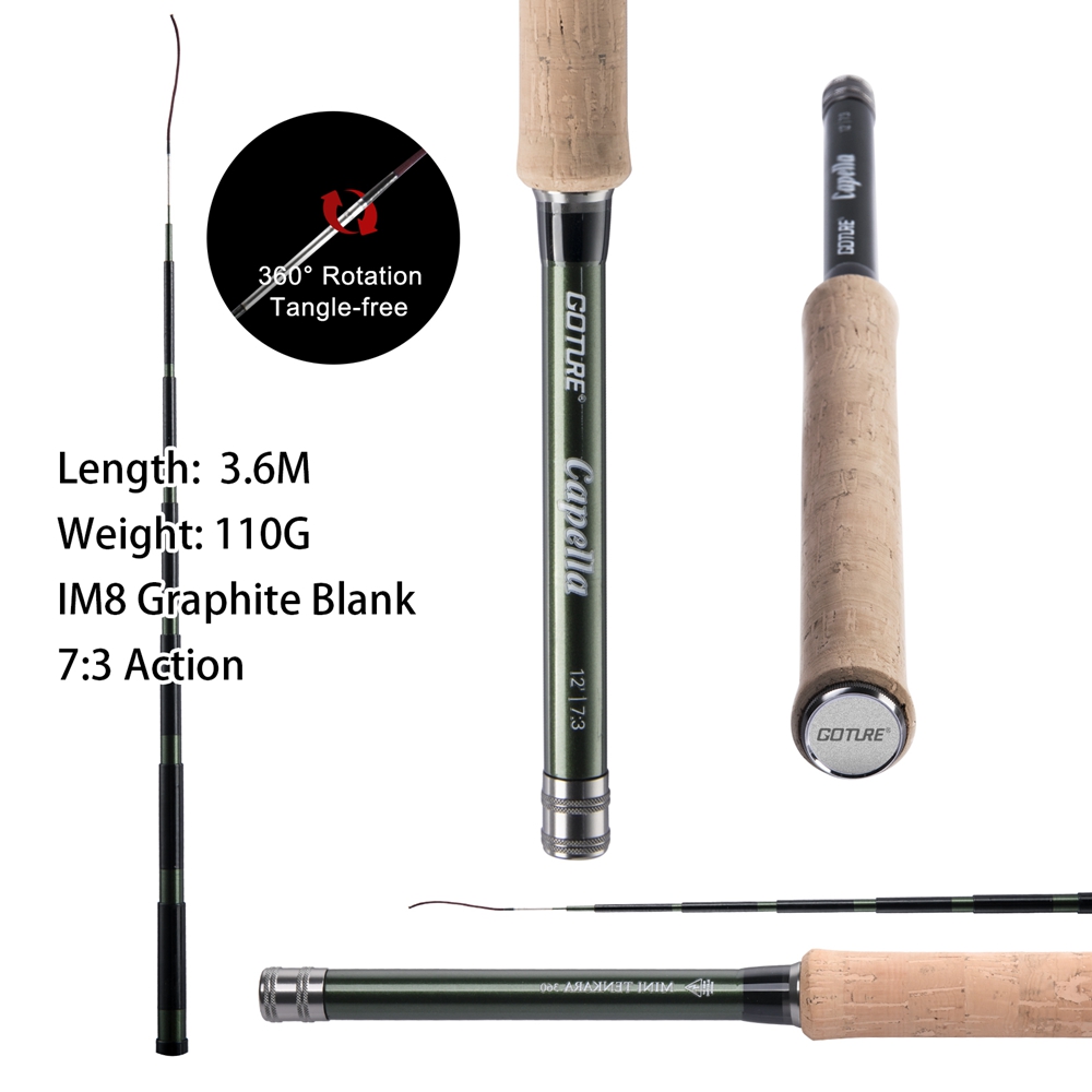Goture Tenkara Fly Fishing Rod - Fishing Equipment Fly บทวิจารณ์และราคา