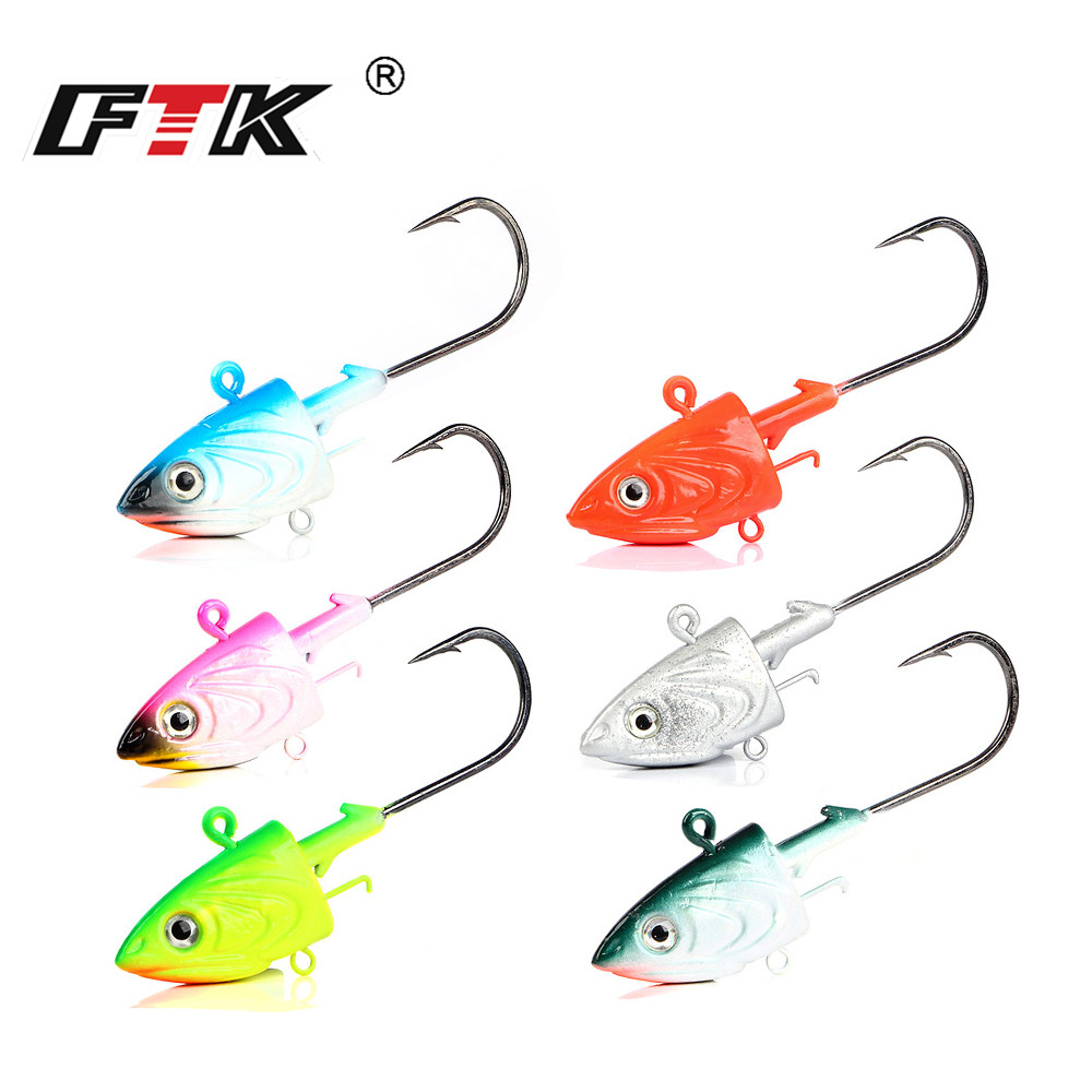 FTK 2PCS Jig Head ตะขอตกปลา 40 - Jig Head Lure บทวิจารณ์และราคา