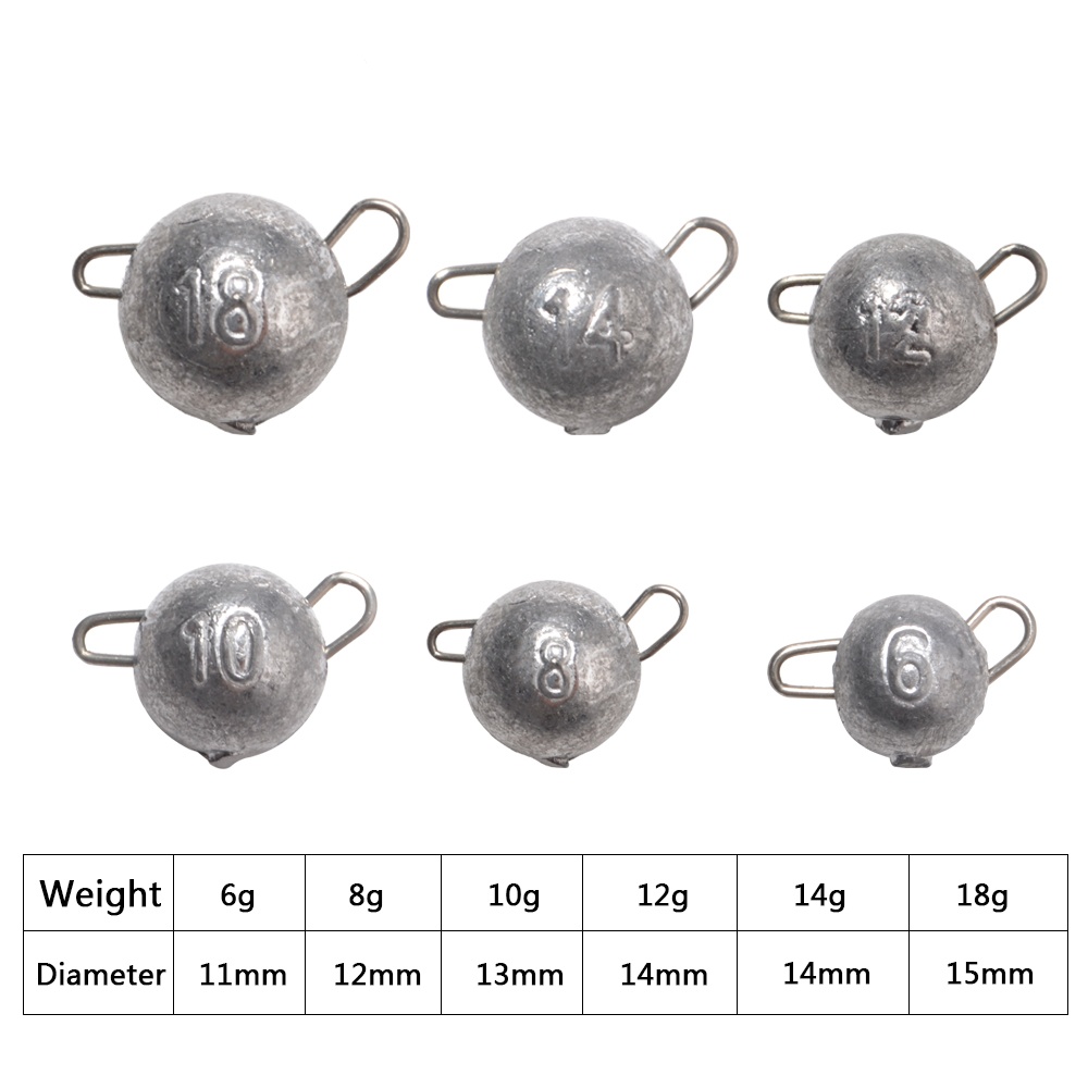 FTK 5pcs Supercontinent Sinker - Jig Head Lure บทวิจารณ์และราคา