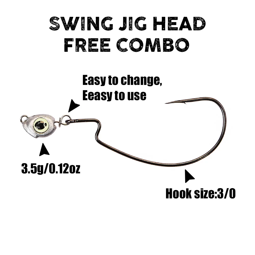 หัวจิ๊ก B&U Swing Jig Head Che - Jig Head Lure บทวิจารณ์และราคา